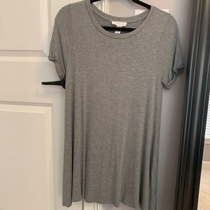 flared t-shirt dress